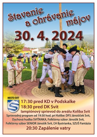 Plagát_Ohrávanie májov_Svit_30.4.24