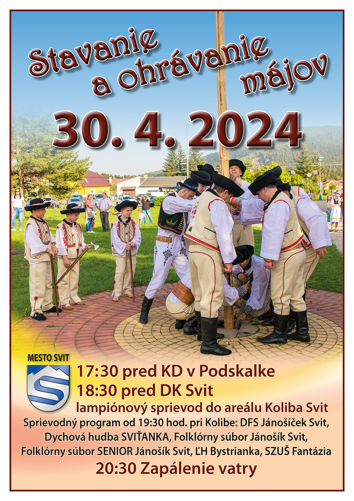 Plagát_Ohrávanie májov_Svit_30.4.24