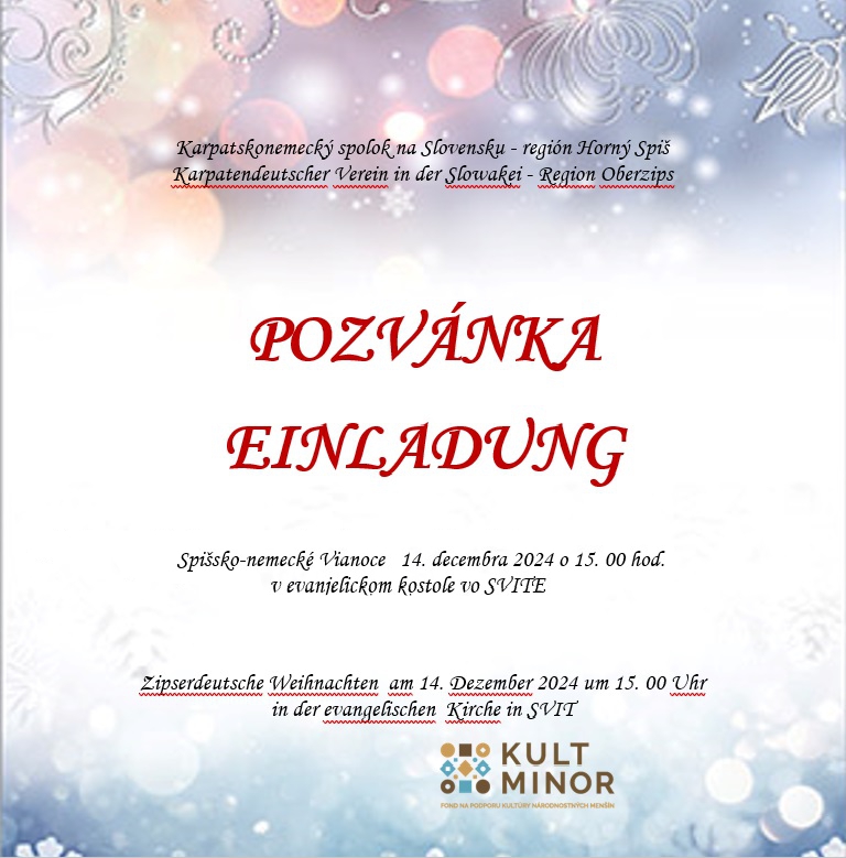 Plagát Spišské vianoce Svit_14.12.24