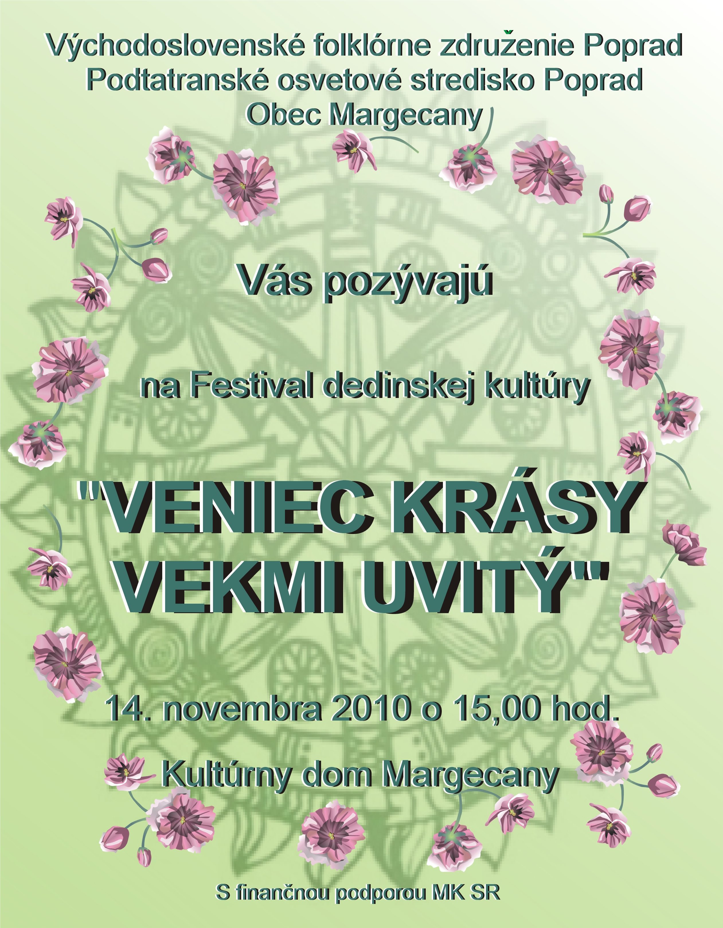 05 Horňáková - Plagát Veniec krásy 2010